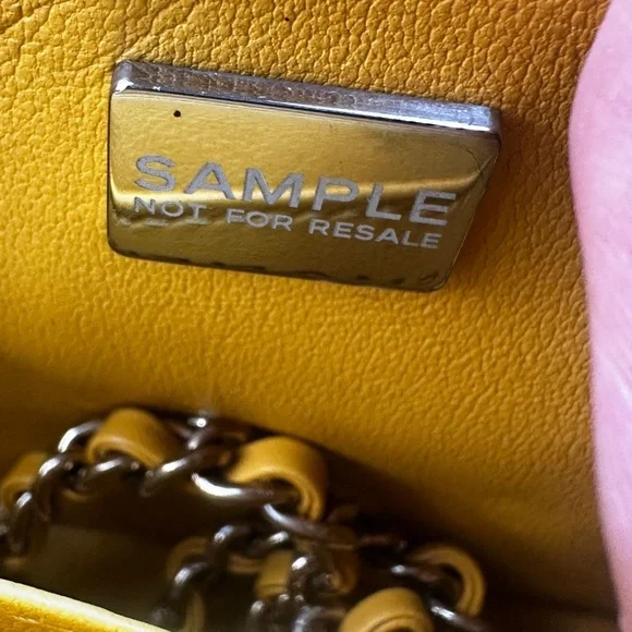*RARE* CHANEL Yellow Mini Bag - Picture 4 of 8